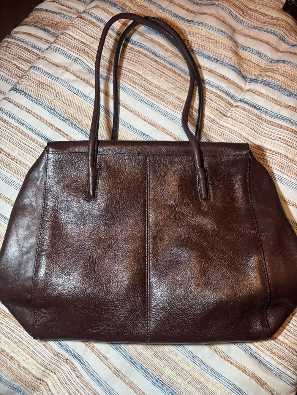 Classic Wilson’s Suede and Leather Brown Leather Tote Bag